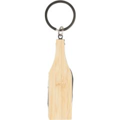 Portachiavi multitool in bambù Inaya, marrone, 1349510-011999999