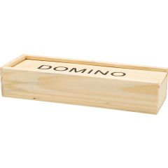 Gioco del domino Enid | Legno riciclato, marrone, 1404872-011999999