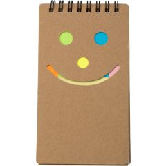 Set di note adesive in cartone Kim, marrone, 1420984-011999999