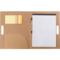 Cartella memo in cartone Charlie, marrone, 1420986-011999999