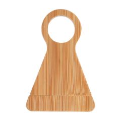 Wine bottle holder Vincio | Recycled bamboo, braun, 1514194-011999999