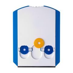 Disco orario con raschietto per ghiaccio Teddie, Blu cobalto, 6621-023999999