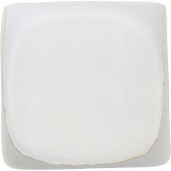 Palla antistress Javier | forma a dado, bianco, 3702-002999999