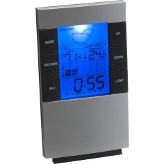 Stazione meteorologica Griffin | Plastica | Multifunzione, argento, 4789-032999999