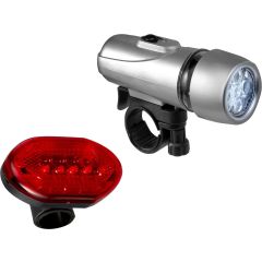 Svjetla za bicikl Jordy | Set | LED, prilagođeno / višebojno, 4856-009999999