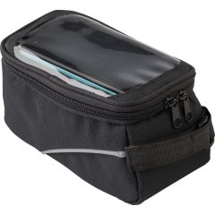 Borsa manubrio per bicicletta in poliestere (600D) Priya, nero, 433242-001999999
