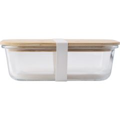 Lunchbox Nicole | Vetro | Coperchio in bambù | 900 ml, marrone, 839376-011999999