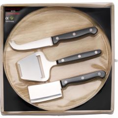 Tagliere per formaggi Max | Legno | 4 pezzi, marrone, 4652-011999999