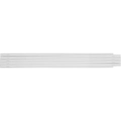Metro pieghevole Karl | Plastica | 2 metri, bianco, 6632-002999999
