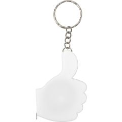 Portachiavi Nassir | Con metro a nastro, bianco, 7142-002999999