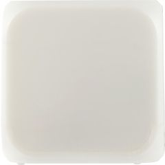 Alarm clock Leona | Plastic | Color-changing | Cube, white, 8533-002999999