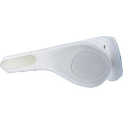 ABS and silicone shoe clip Rosanna, white / red, 5367-188999999