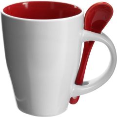 Tazza in ceramica con cucchiaio Eduardo, 2855
