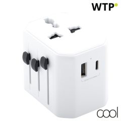 Jetsetter, travel adapter, white, AP864046-01