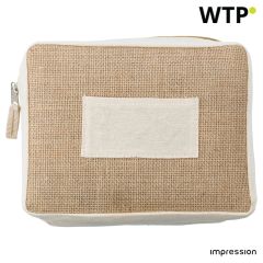 Jute toiletry bag Julian, brown, 866445-011999999