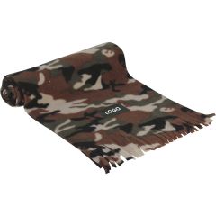 Synthetischer Fleece-Schal (220 g/m²) mit Nylonetikett, K18001