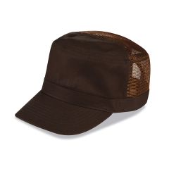Militärmütze mit Mesh in Baumwolle und Polyester, K18056