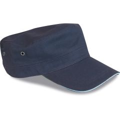 100% Cotton canvas military cap, K18095