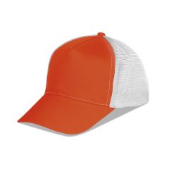 5-Panel-Mesh-Cap in fluoreszierenden Farben aus 100% Polyester, K18105