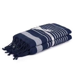 Telo da spiaggia/pareo Fouta 100% cotone riciclato (380 gr/m²), K18127