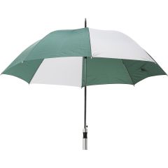 27.5” automatischer Regenschirm aus 190T Nylon, weiß / grün, K18231