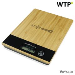 Bilancia da cucina con parte anteriore in bambù | Beck, marrone, V8869-17