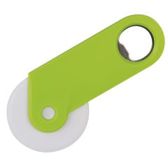 Rotella per tagliare la pizza con apribottiglie in plastica e metallo, L19006