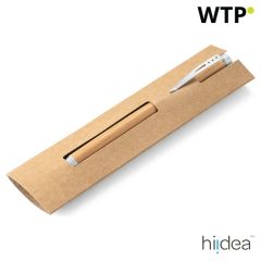 LAGO, Penna a sfera in bambù con meccanismo a torsione e clip in metallo, naturale, 91339-160