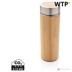 Auslaufsichere Bambus-Vakuumflasche, braun, XDP436.239
