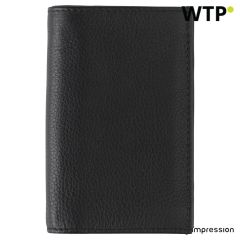 Leather credit card wallet Roy, black, 8052-001999999