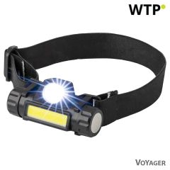 LED naglavna svetilka, črna, V7265-03