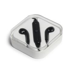 Bluetooth plastične slušalice s kutijom, crno, M20040