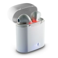 Bluetooth plastične AirPods slušalice, bijela, M20044