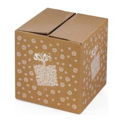 Medium gift box, rjava, EGM22082206