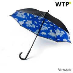 Manual umbrella, blue, V4184-04