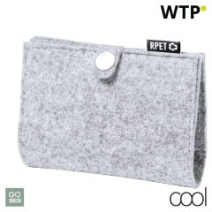 Mercel, Portafoglio per carte di credito in RPET, grey, AP722777-77