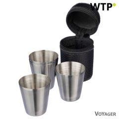 Kovinski set kozarcev, črna, VA134-03