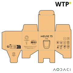 Meuse 75 skodelica iz borosilikatnega stekla, 70 ml, prozorna, AMG017-110