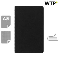 MOLESKINE Cahier dnevnik približno A5, crno, VM031-03