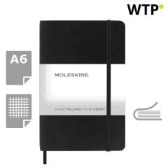 MOLESKINE bilježnica približno A6, crno, VM208-03