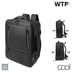 Molson, RPET document backpack, black, AP800782-10