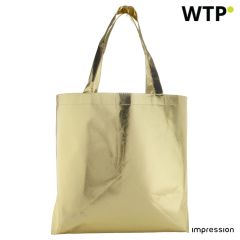 Nespojiva (80 gr/m²) laminirana torba za kupovinu Johnathan, zlato, 7724-031999999