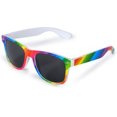 Regenbogen-Sonnenbrille aus Kunststoff, verschiedene Farben, O22103