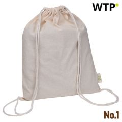 Organic Cotton Gym Bag Houston 140 g/m², beige, EG545513