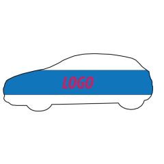 Art.10 Car air freshener with print. Shape car: 140x50mm. Classic quality.
