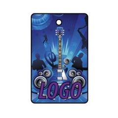 Art.03 Car air freshener with print. Shape rectangle: 83x61 mm. Eco quality.