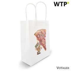 Paper bag A4 | Dialla B, white, V0004-02