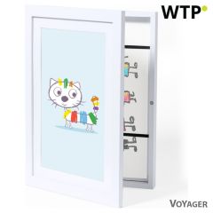 Bilderdisplay A4, Bilderrahmen, Weiß, V2096-02