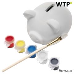 Bubamara za slikanje, boje i kist, bijela, V6453-02