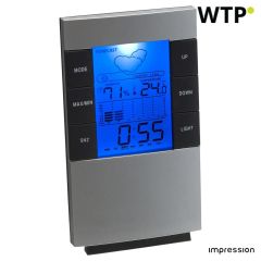 Plastic weather station Griffin, silver, 4789-032999999